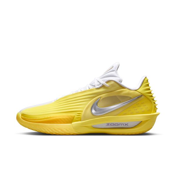Nike GT Cut 3 Turbo Basketball Shoes Unisex White Yellow Purple - View 1