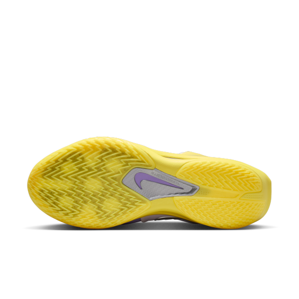 Nike GT Cut 3 Turbo Basketball Shoes Unisex White Yellow Purple - View 2