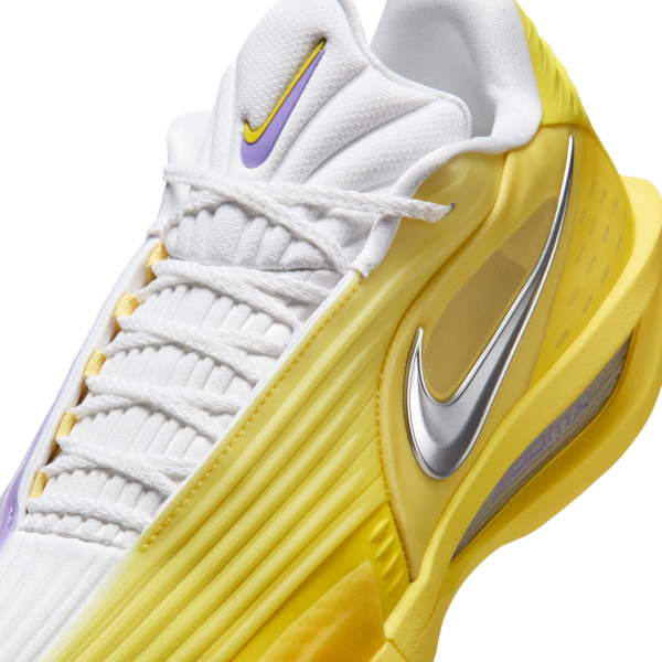 Nike GT Cut 3 Turbo Basketball Shoes Unisex White Yellow Purple - View 7