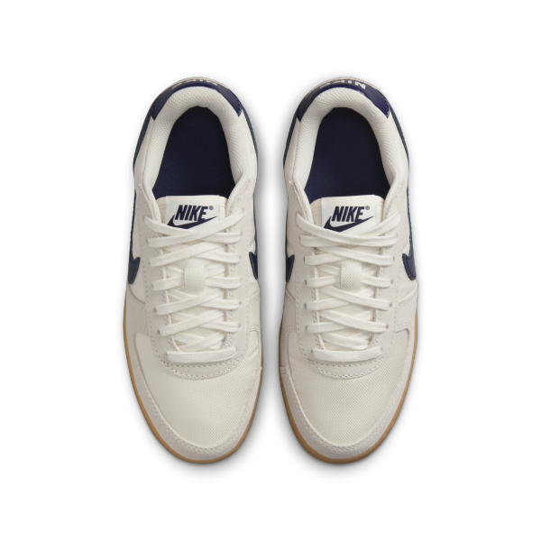 Nike Field General Slip Resistant Abrasion Resistant Low top Kids Lifestyle Shoes Beige/Dark Blue Unisex - View 4