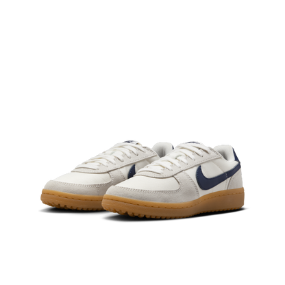Nike Field General Slip Resistant Abrasion Resistant Low top Kids Lifestyle Shoes Beige/Dark Blue Unisex - View 5