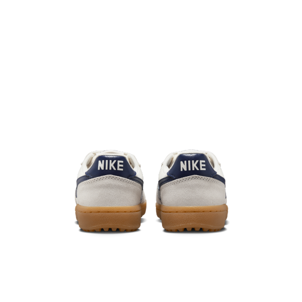 Nike Field General Slip Resistant Abrasion Resistant Low top Kids Lifestyle Shoes Beige/Dark Blue Unisex - View 6