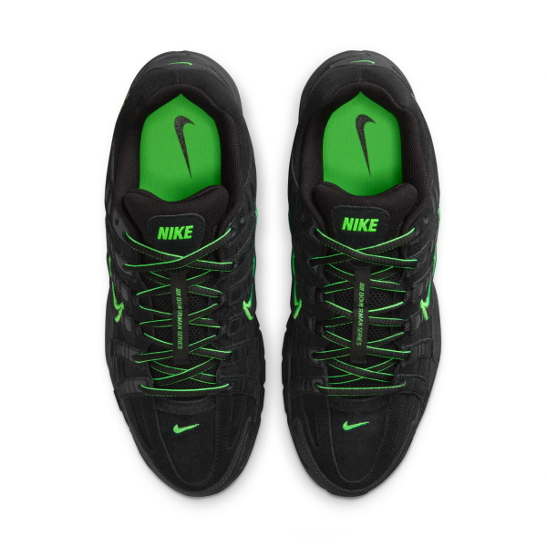 Nike P 6000 Abrasion Resistant Low top Casual Running Shoes Men's Black - View 4