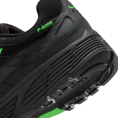 Nike P 6000 Abrasion Resistant Low top Casual Running Shoes Men's Black - View 8