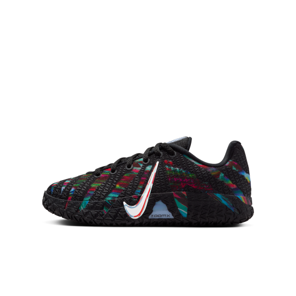 Nike Ja Morant 3 Low top Children's Basketball Shoes Black White Red Unisex - View 1