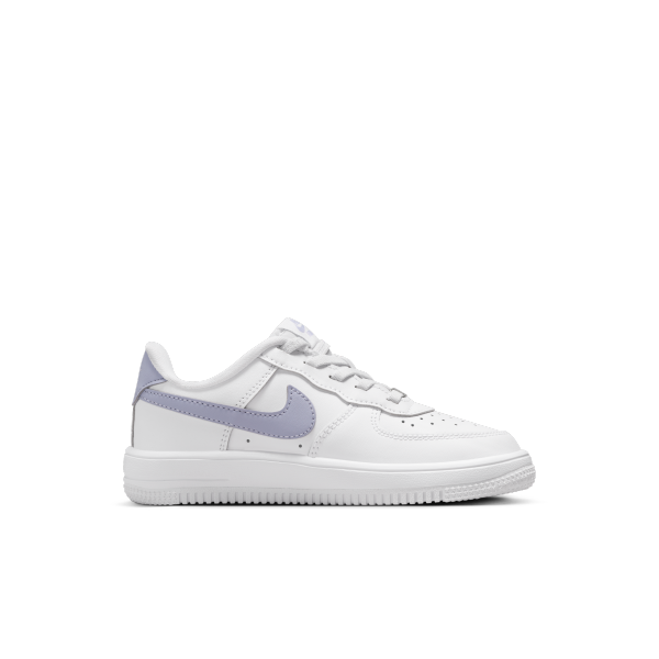 Nike Air Force 1 Abrasion Resistant Low top Kids' Skateboarding Shoes White Children Aged 3 7 Years Old - View 3