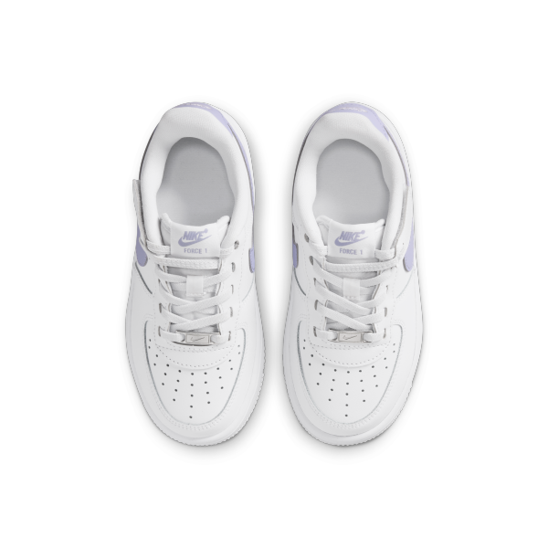 Nike Air Force 1 Abrasion Resistant Low top Kids' Skateboarding Shoes White Children Aged 3 7 Years Old - View 4