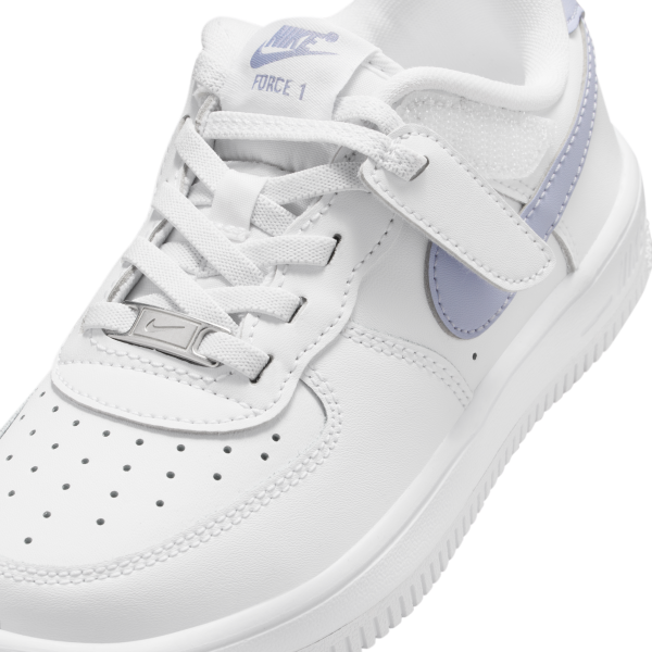 Nike Air Force 1 Abrasion Resistant Low top Kids' Skateboarding Shoes White Children Aged 3 7 Years Old - View 7