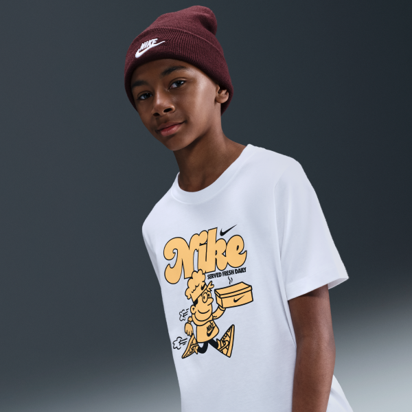 Nike Kids T Shirts Crew Neck Moderate - View 1