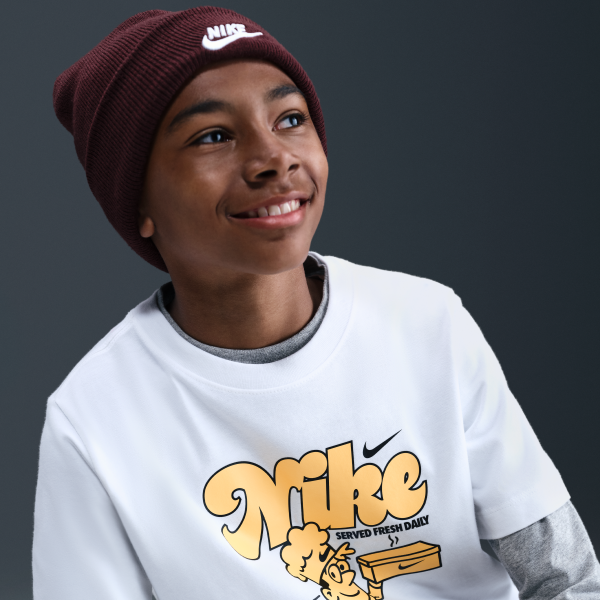 Nike Kids T Shirts Crew Neck Moderate - View 3