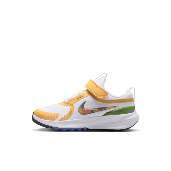 Nike Star Runner 5 Low top Kids' Running Shoes White Yellow Kids' - View 1
