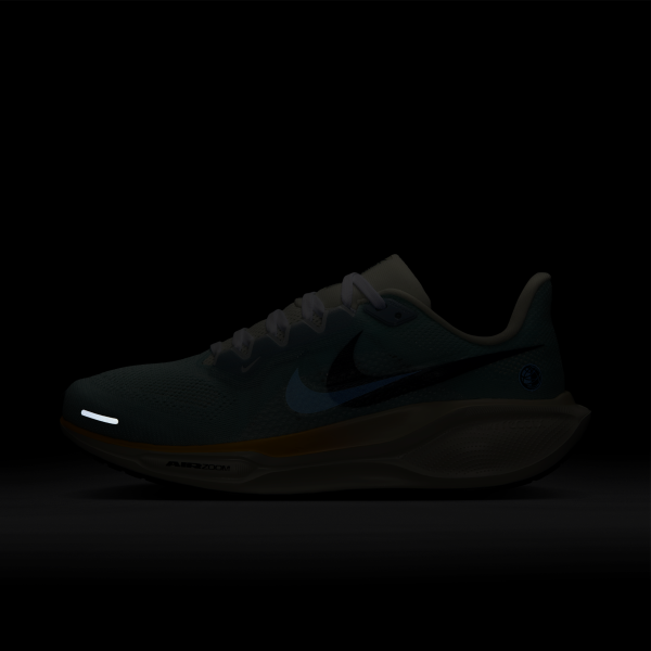 Nike Pegasus 41 Abrasion Resistant Low top Casual Running Shoes Women's Blue - View 9