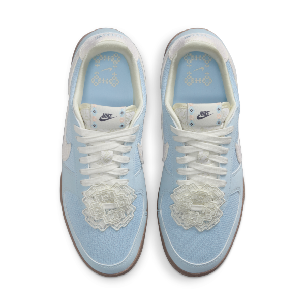 Nike Field General Abrasion Resistant Low top Skateboard Shoes Women's Blue - View 4