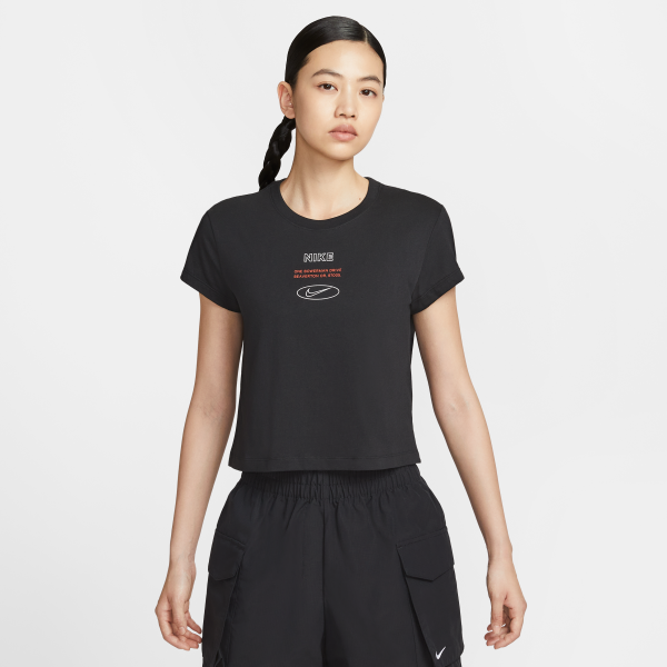 Nike T Shirts Women's IH8507 010 Crew Neck Thin Other - View 2