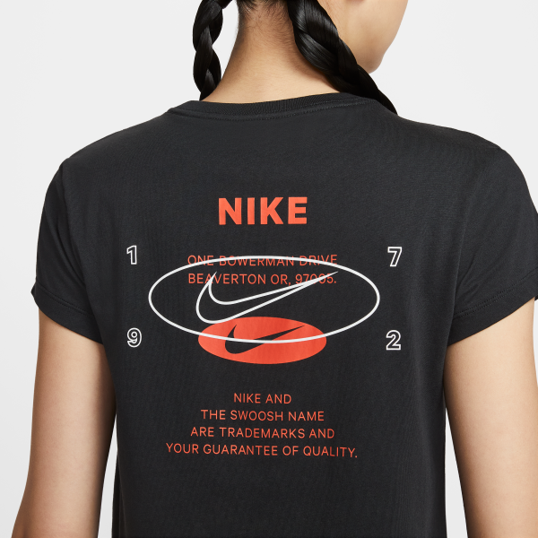 Nike T Shirts Women's IH8507 010 Crew Neck Thin Other - View 4