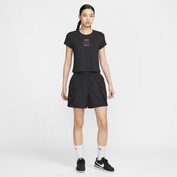 Nike T Shirts Women's IH8507 010 Crew Neck Thin Other - View 5