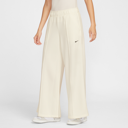 Nike Casual Pants Women's Ecru Moderate Wide Leg Pants - View 1