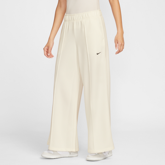 Nike Casual Pants Women's Ecru Moderate Wide Leg Pants - View 1