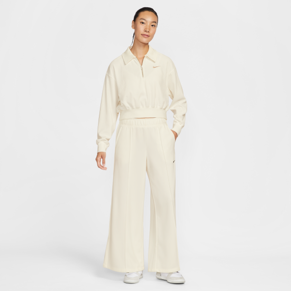 Nike Casual Pants Women's Ecru Moderate Wide Leg Pants - View 5