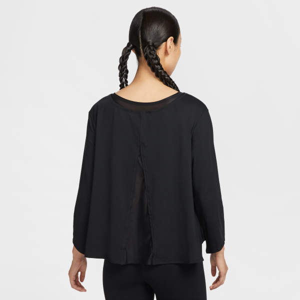 Nike T Shirts Women's Black Crew Neck Moderate - View 2