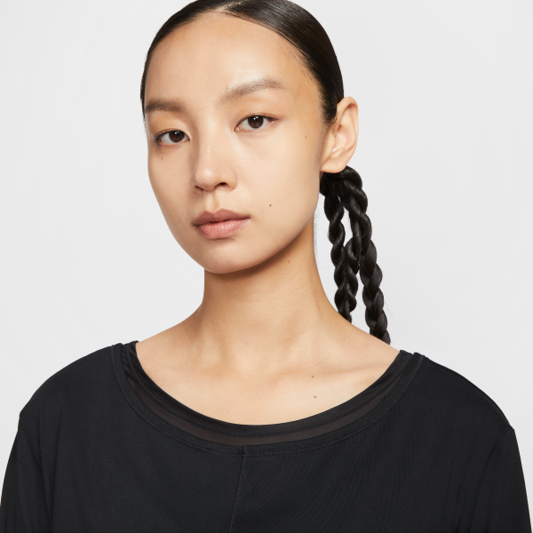 Nike T Shirts Women's Black Crew Neck Moderate - View 3