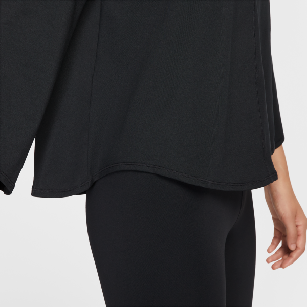 Nike T Shirts Women's Black Crew Neck Moderate - View 5