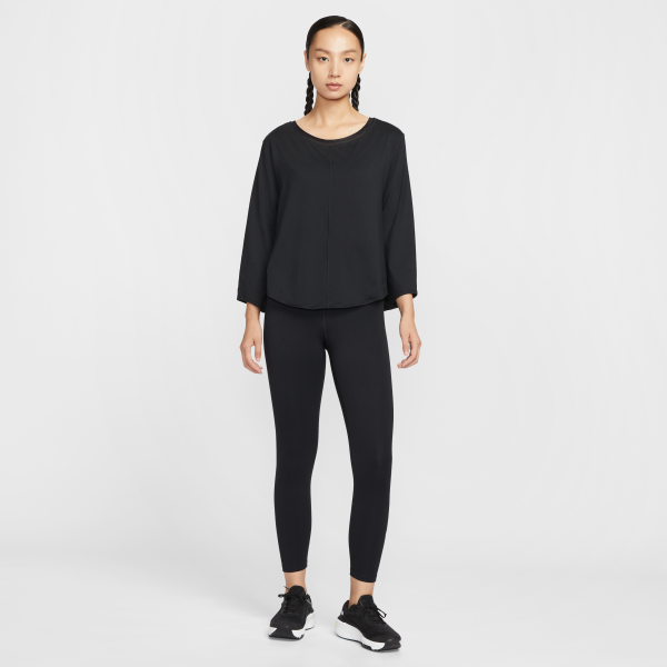 Nike T Shirts Women's Black Crew Neck Moderate - View 6