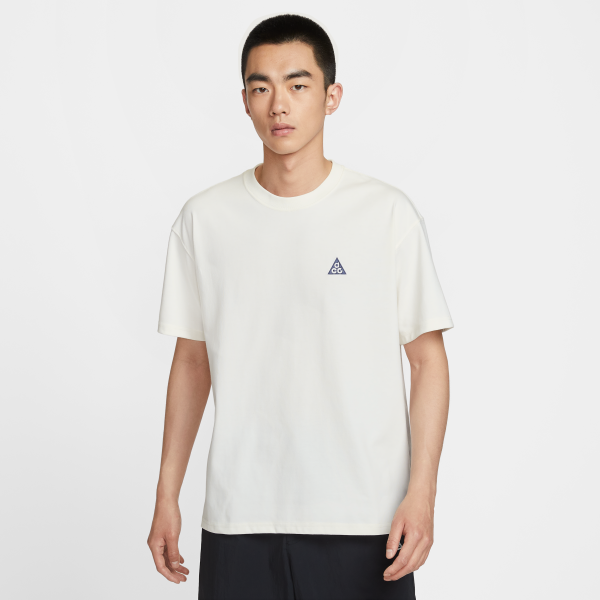 Nike ACG T Shirts Men's Canvas Crew Neck Moderate Straight Fit - View 2