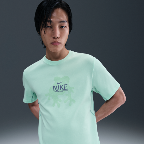 Nike Dri Fit T Shirts Men's Foam Mint Green Crew Neck Moderate - View 1
