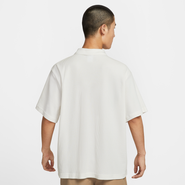 Nike Polo Shirts Men's White Polo Collar Moderate - View 2