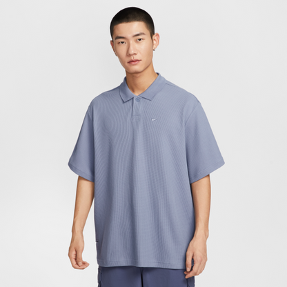 Nike Swoosh Polo Shirts Men's Indigo Polo Collar Moderate - View 1