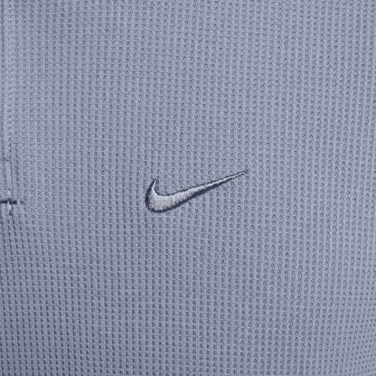 Nike Swoosh Polo Shirts Men's Indigo Polo Collar Moderate - View 4