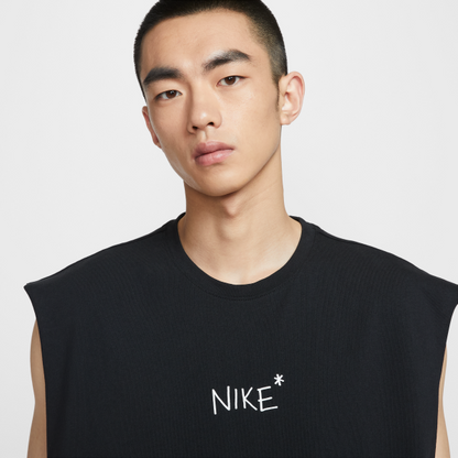 Nike Tank Tops Men's Black Crew Neck Moderate Sleeveless - View 3