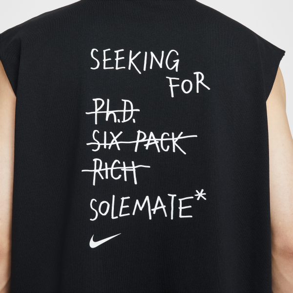 Nike Tank Tops Men's Black Crew Neck Moderate Sleeveless - View 4