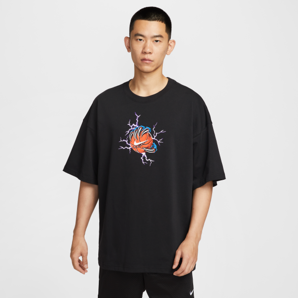Nike T Shirts Men's Black Crew Neck - View 2