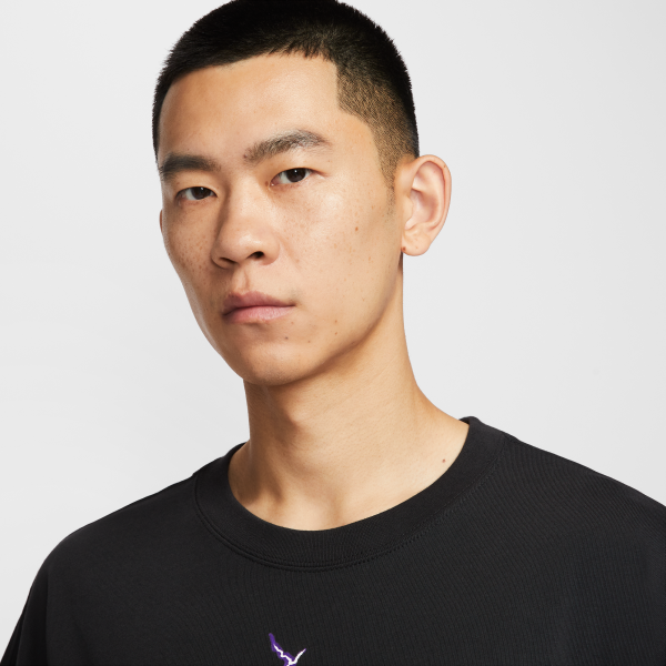 Nike T Shirts Men's Black Crew Neck - View 3