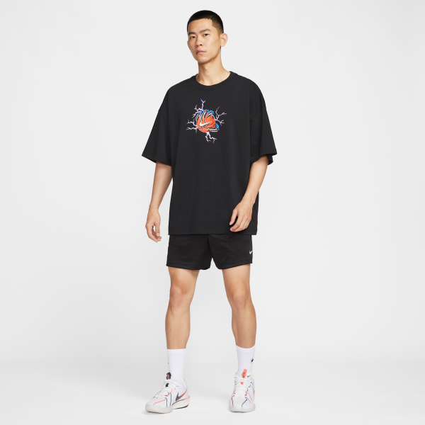 Nike T Shirts Men's Black Crew Neck - View 6