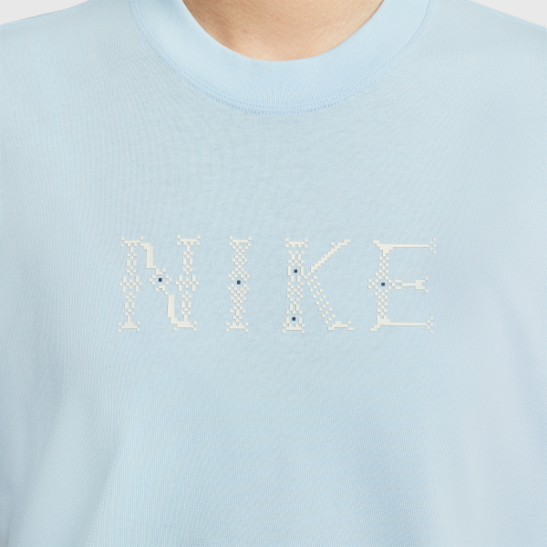 Nike T Shirts Women's Blue Crew Neck Moderate - View 4