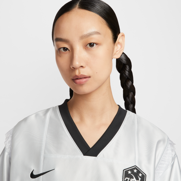 Nike T Shirts Women's White V neck Moderate Other - View 3