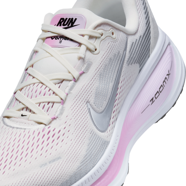Nike Vomero 18 Abrasion Resistant Low top ZOOMX Long Distance Running Sprint Running Shoes Pink — Rescued #1