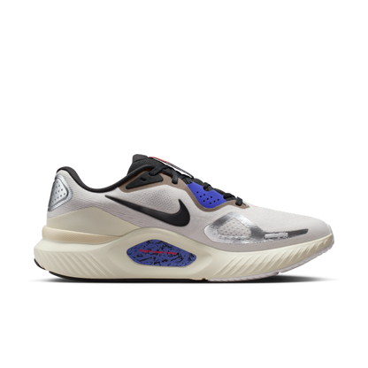 Nike Structure 26 Running Shoes Men's White Silver Black - View 3