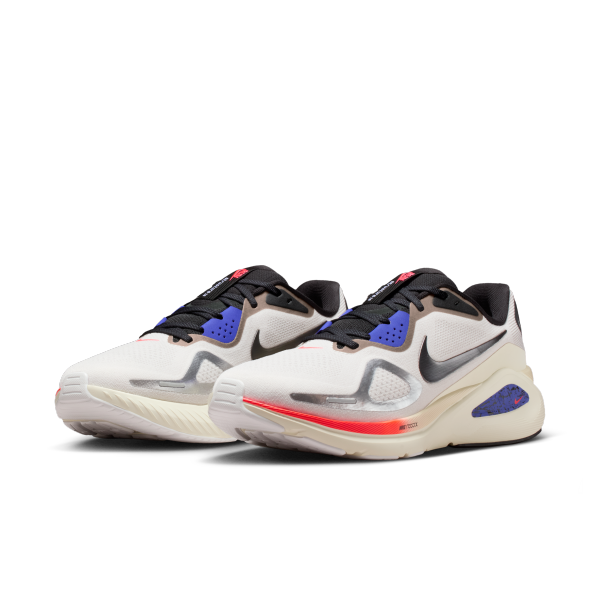 Nike Structure 26 Running Shoes Men's White Silver Black - View 5