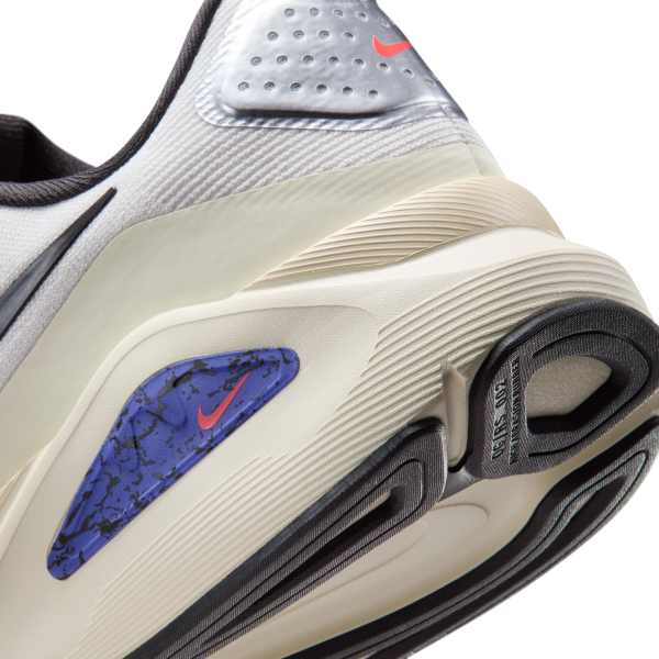 Nike Structure 26 Running Shoes Men's White Silver Black - View 8