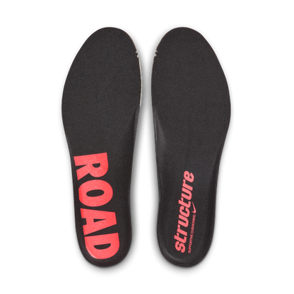 Nike Structure 26 Running Shoes Men's White Silver Black - View 9