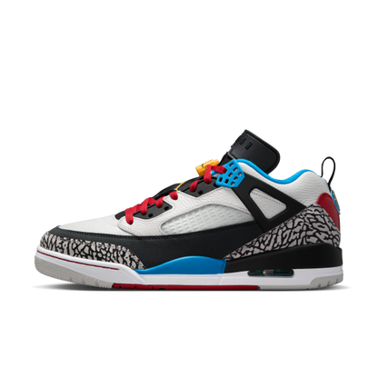 Jordan Spizike Low top Vintage Basketball Shoes Men's Black White - View 1