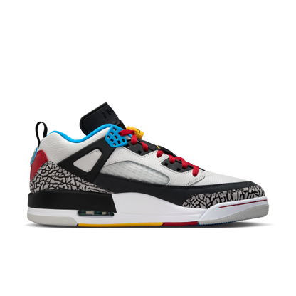 Jordan Spizike Low top Vintage Basketball Shoes Men's Black White - View 3