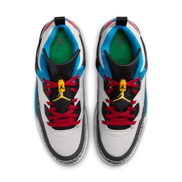 Jordan Spizike Low top Vintage Basketball Shoes Men's Black White - View 4