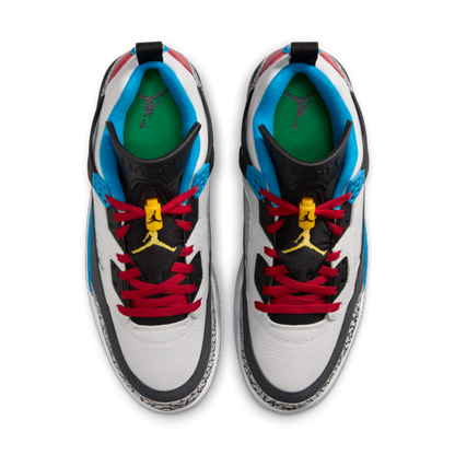 Jordan Spizike Low top Vintage Basketball Shoes Men's Black White - View 4