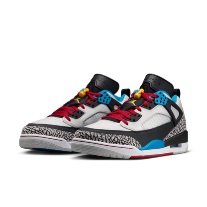 Jordan Spizike Low top Vintage Basketball Shoes Men's Black White - View 5