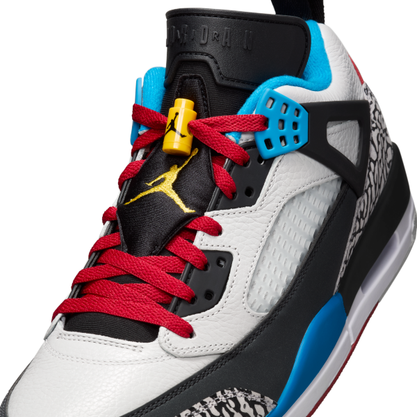 Jordan Spizike Low top Vintage Basketball Shoes Men's Black White - View 7